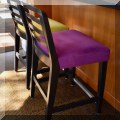 F24. Two matching barstools. 19"h (counter height) 